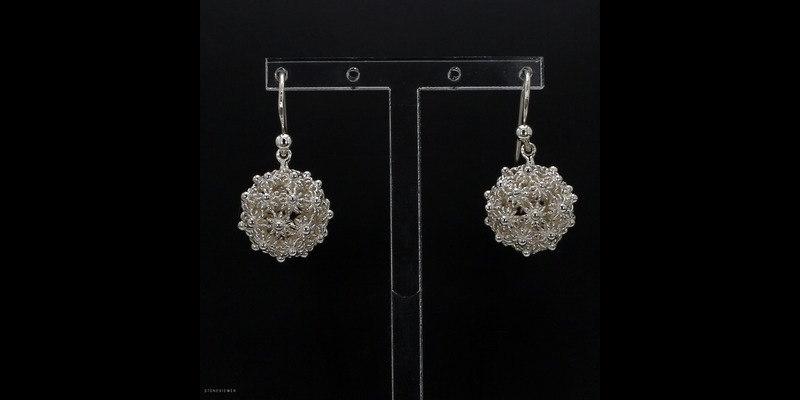 Silver Earrings Earing Sri Lanka Ceylon silve